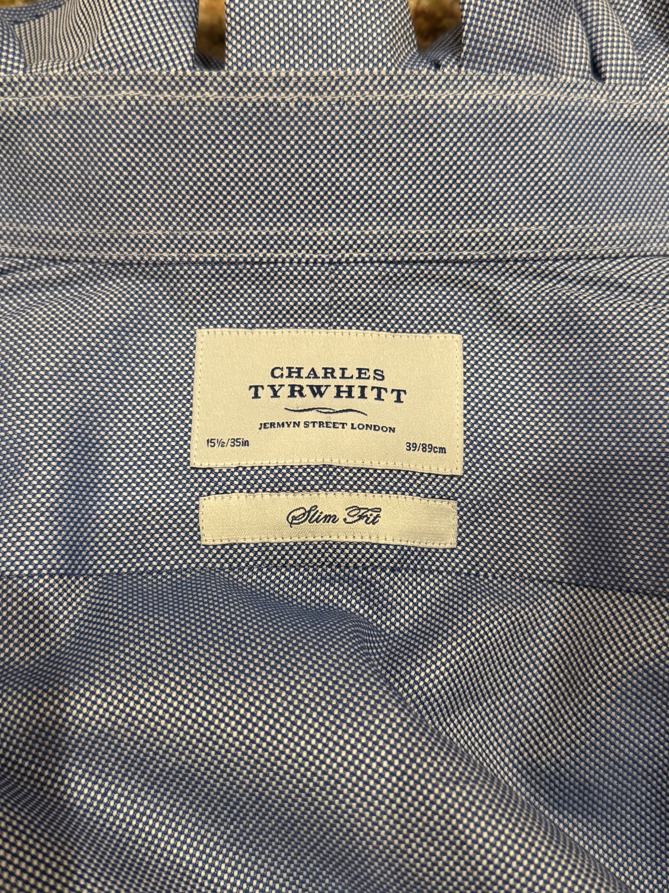 Reworked Vintage Charles Tyrwhitt Ruffle Collar- M