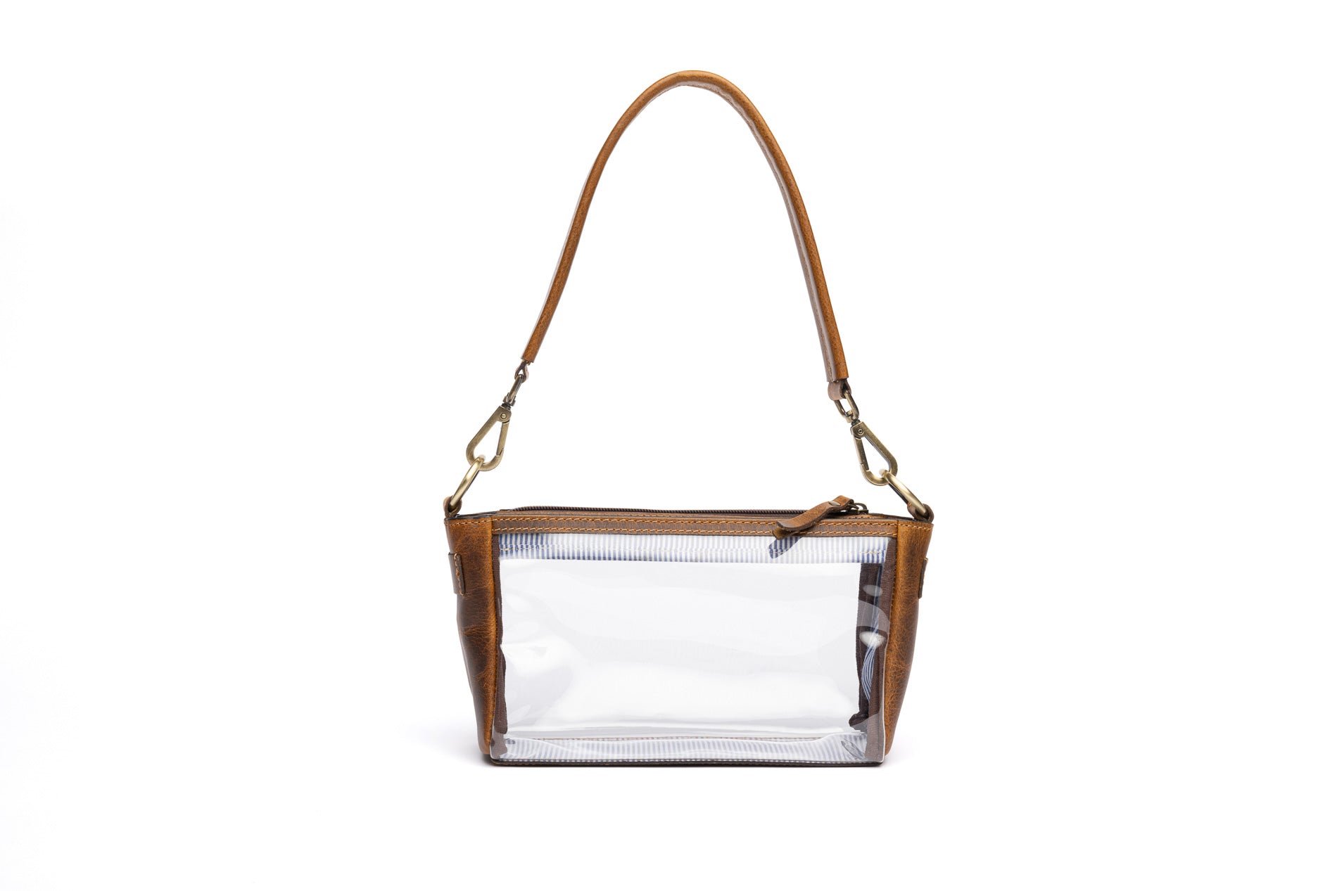 Leather Clear Purse for stylish and elevated fashion at clear bag venues.