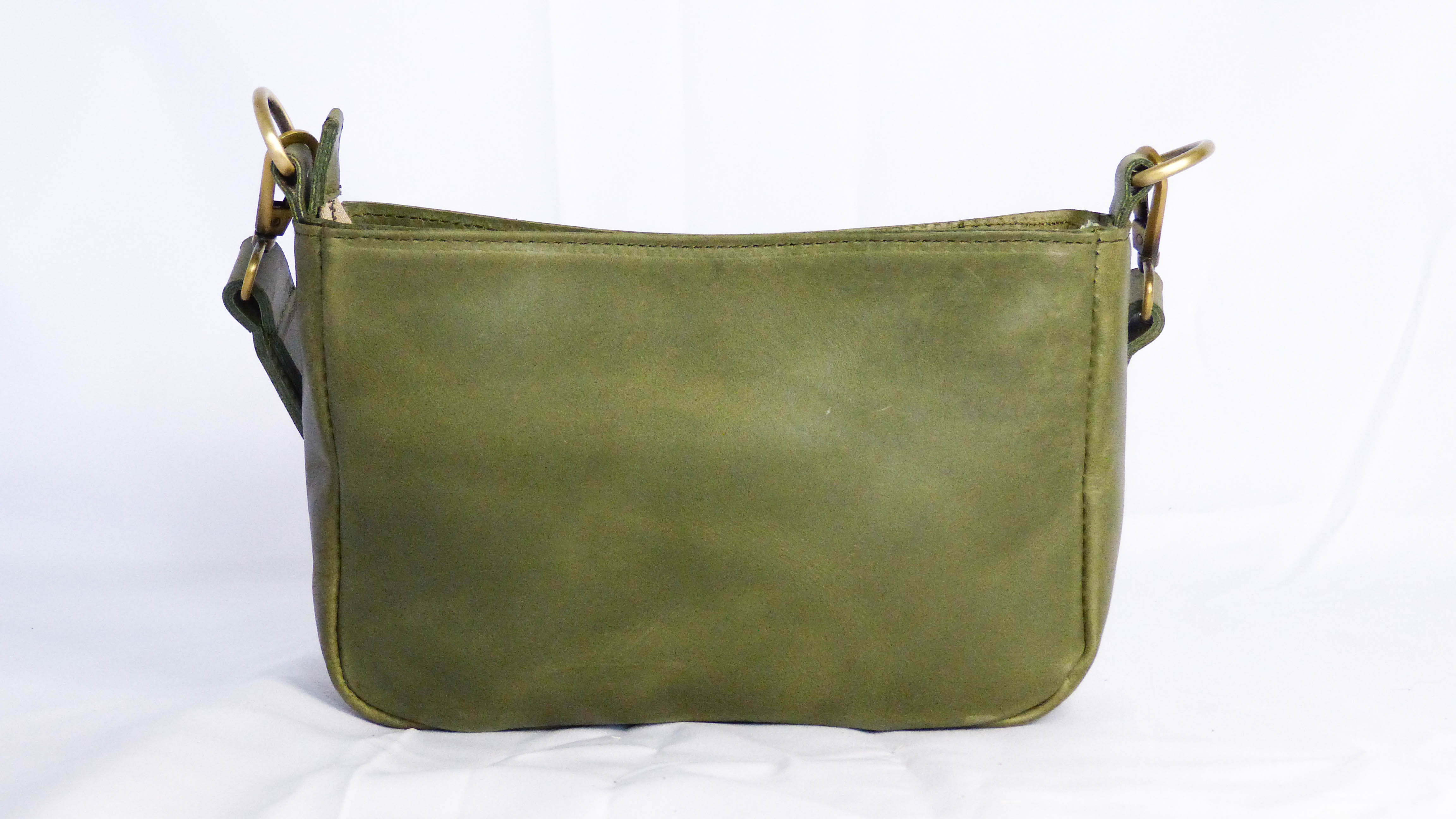 Olive green leather bag best sale