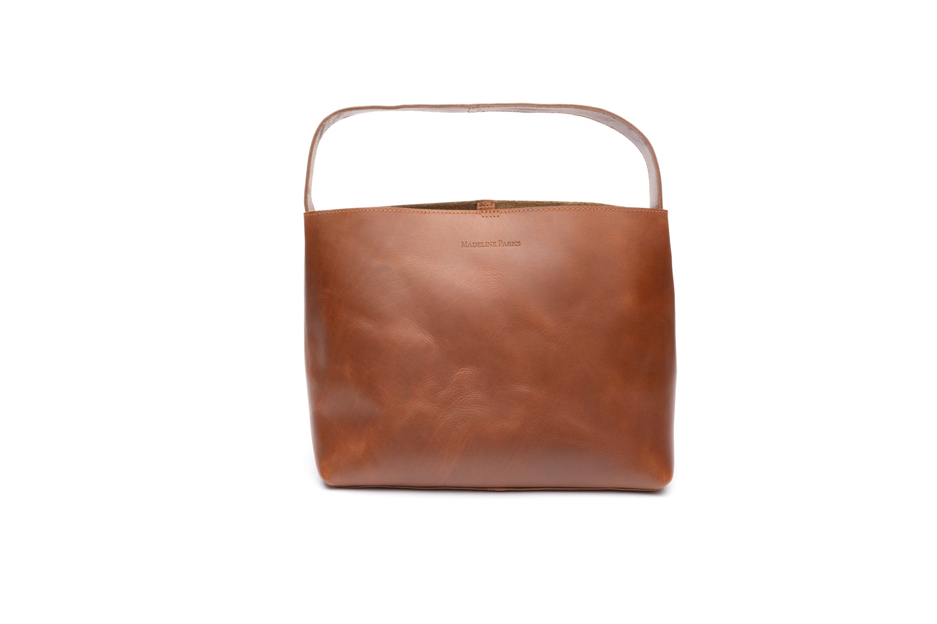 Stylish fashionable brown leather tote that is fair trade ethically produced